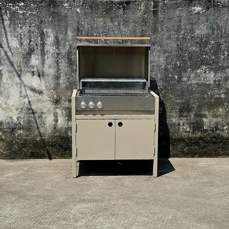 Kabinet Dapur Luar Ruangan dengan Panggangan
