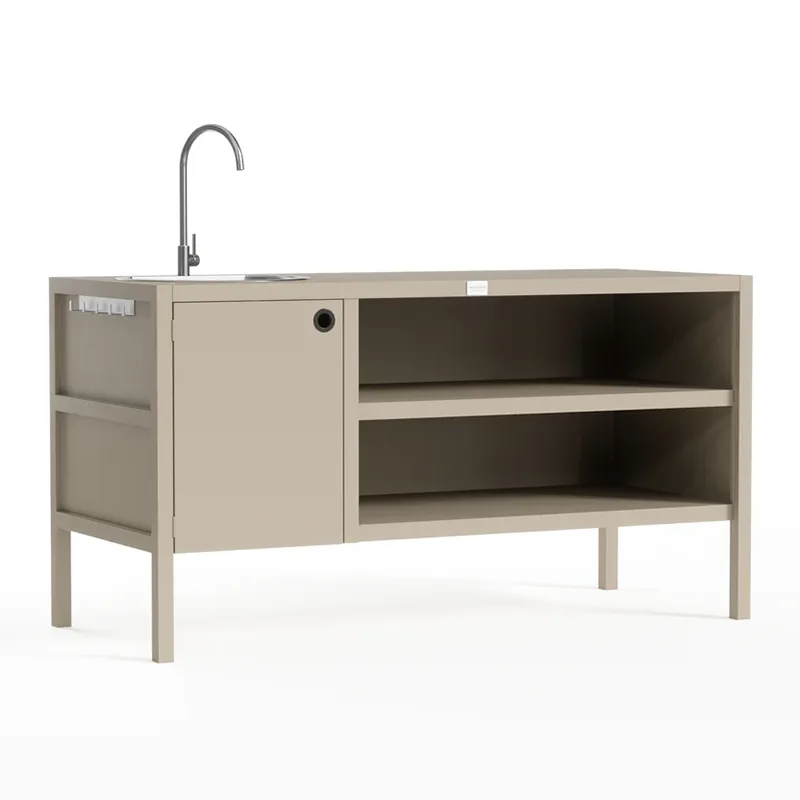 Kabinet Luar Ruangan Multi Fungsi dengan Wastafel