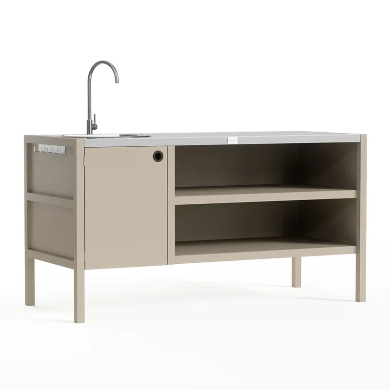 Kabinet Luar Ruangan Multi Fungsi dengan Wastafel
