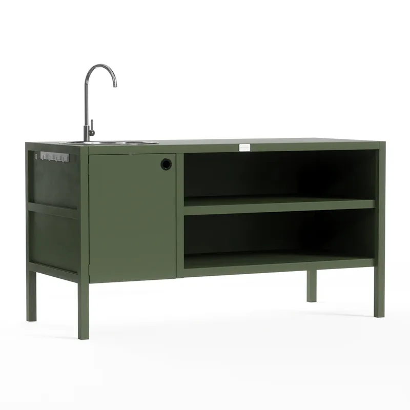 Kabinet Luar Ruangan Multi Fungsi dengan Wastafel