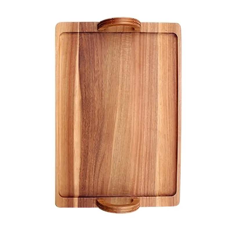 Nampan Makanan Kayu Akasia Nampan Makanan Kayu Akasia
