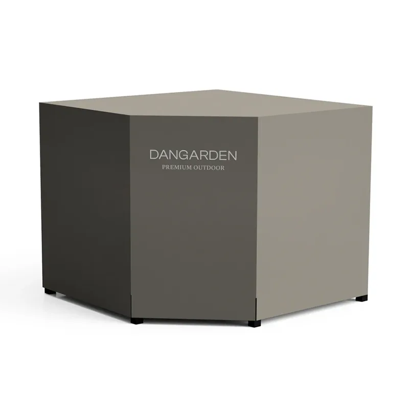 Penutup Tahan Air Kabinet Luar Ruangan Krem