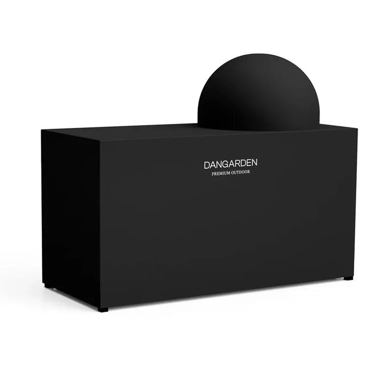 Penutup Tahan Air Kabinet Luar Ruangan Hitam