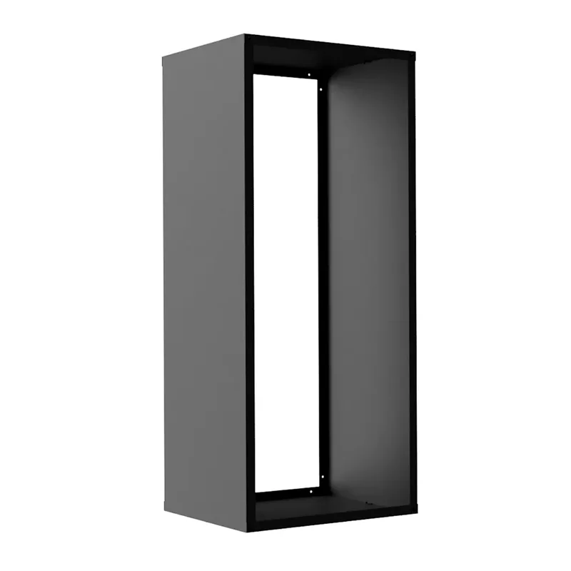 Penyimpanan Kayu Bakar Modern yang Mudah Dirakit di Luar Ruangan