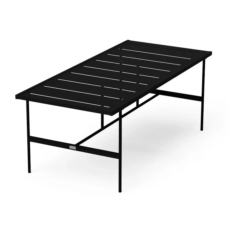 Meja Makan Persegi Panjang Luar Ruangan